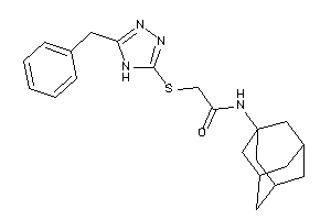 Image of N-(1-adamantyl)-2-[(5-benzyl-4H-1,2,4-triazol-3-yl)thio]acetamide