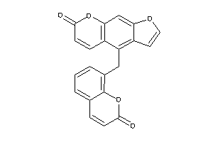 4-[(2-ketochromen-8-yl)methyl]furo[3,2-g]chromen-7-one
