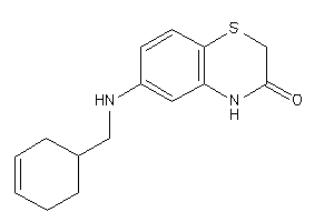 Image of 6-(cyclohex-3-en-1-ylmethylamino)-4H-1,4-benzothiazin-3-one