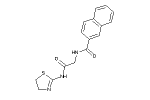 N-[2-keto-2-(2-thiazolin-2-ylamino)ethyl]-2-naphthamide
