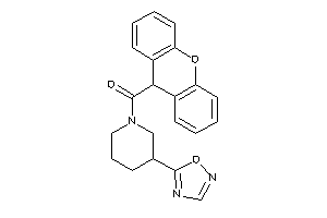 [3-(1,2,4-oxadiazol-5-yl)piperidino]-(9H-xanthen-9-yl)methanone
