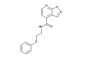 N-(2-phenoxyethyl)isoxazolo[5,4-b]pyridine-4-carboxamide