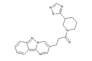 Image of 1-[3-(1,2,4-oxadiazol-5-yl)piperidino]-3-pyrimido[1,2-b]indazol-3-yl-propan-1-one