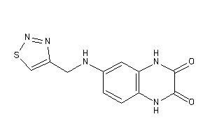 6-(thiadiazol-4-ylmethylamino)-1,4-dihydroquinoxaline-2,3-quinone