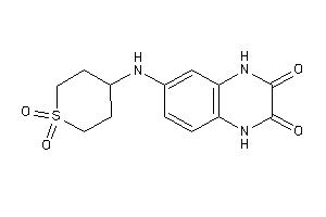 Image of 6-[(1,1-diketothian-4-yl)amino]-1,4-dihydroquinoxaline-2,3-quinone