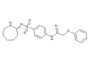 N-[4-(azepan-2-ylideneamino)sulfonylphenyl]-2-phenoxy-acetamide
