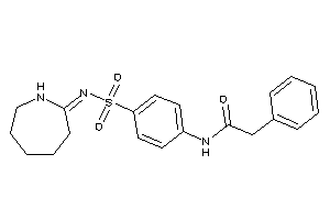 N-[4-(azepan-2-ylideneamino)sulfonylphenyl]-2-phenyl-acetamide