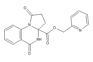 1,5-diketo-3,4-dihydro-2H-pyrrolo[1,2-a]quinazoline-3a-carboxylic Acid 2-pyridylmethyl Ester