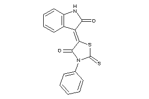 Image of 5-(2-ketoindolin-3-ylidene)-3-phenyl-2-thioxo-thiazolidin-4-one
