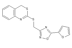 3-[(4H-3,1-benzothiazin-2-ylthio)methyl]-5-(2-furyl)-1,2,4-oxadiazole