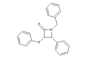 1-benzyl-3-phenoxy-4-phenyl-azetidin-2-one
