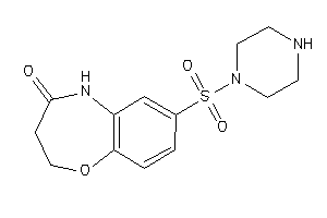Image of 7-piperazinosulfonyl-3,5-dihydro-2H-1,5-benzoxazepin-4-one