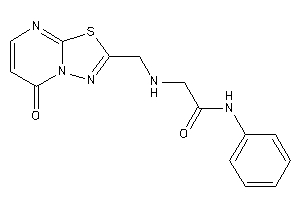 2-[(5-keto-[1,3,4]thiadiazolo[3,2-a]pyrimidin-2-yl)methylamino]-N-phenyl-acetamide