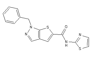 1-benzyl-N-thiazol-2-yl-thieno[2,3-c]pyrazole-5-carboxamide