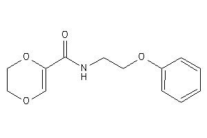 N-(2-phenoxyethyl)-2,3-dihydro-1,4-dioxine-5-carboxamide