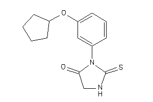3-[3-(cyclopentoxy)phenyl]-2-thioxo-4-imidazolidinone