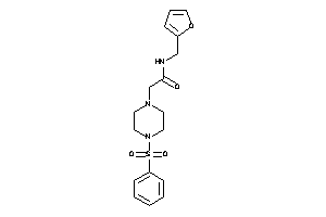 2-(4-besylpiperazino)-N-(2-furfuryl)acetamide