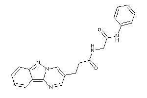 Image of N-(2-anilino-2-keto-ethyl)-3-pyrimido[1,2-b]indazol-3-yl-propionamide