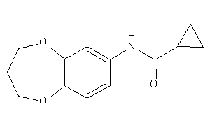 Image of N-(3,4-dihydro-2H-1,5-benzodioxepin-7-yl)cyclopropanecarboxamide