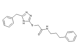 2-[(5-benzyl-4H-1,2,4-triazol-3-yl)thio]-N-(3-phenylpropyl)acetamide