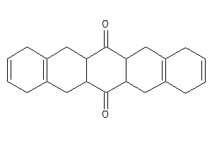 Image of 1,4,5,5a,6a,7,8,11,12,12a,13a,14-dodecahydropentacene-6,13-quinone