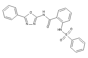 Image of 2-(benzenesulfonamido)-N-(5-phenyl-1,3,4-oxadiazol-2-yl)benzamide