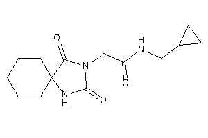 N-(cyclopropylmethyl)-2-(2,4-diketo-1,3-diazaspiro[4.5]decan-3-yl)acetamide