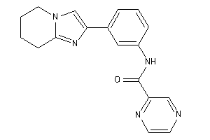 N-[3-(5,6,7,8-tetrahydroimidazo[1,2-a]pyridin-2-yl)phenyl]pyrazinamide