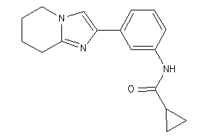 Image of N-[3-(5,6,7,8-tetrahydroimidazo[1,2-a]pyridin-2-yl)phenyl]cyclopropanecarboxamide