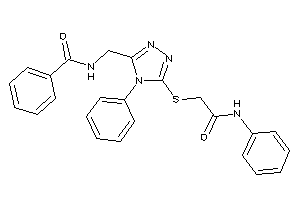 Image of N-[[5-[(2-anilino-2-keto-ethyl)thio]-4-phenyl-1,2,4-triazol-3-yl]methyl]benzamide