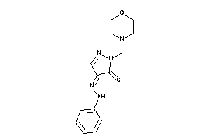 Image of 2-(morpholinomethyl)-4-(phenylhydrazono)-2-pyrazolin-3-one