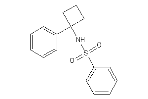 N-(1-phenylcyclobutyl)benzenesulfonamide