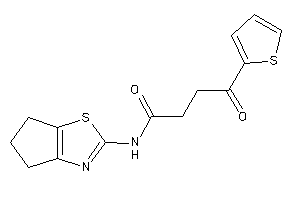 N-(5,6-dihydro-4H-cyclopenta[d]thiazol-2-yl)-4-keto-4-(2-thienyl)butyramide
