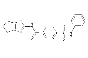 N-(5,6-dihydro-4H-cyclopenta[d]thiazol-2-yl)-4-(phenylsulfamoyl)benzamide