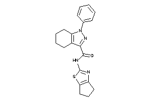 N-(5,6-dihydro-4H-cyclopenta[d]thiazol-2-yl)-1-phenyl-4,5,6,7-tetrahydroindazole-3-carboxamide