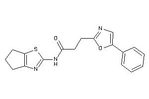 N-(5,6-dihydro-4H-cyclopenta[d]thiazol-2-yl)-3-(5-phenyloxazol-2-yl)propionamide