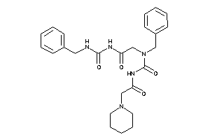 Image of N-[benzyl-[2-(benzylcarbamoylamino)-2-keto-ethyl]carbamoyl]-2-piperidino-acetamide
