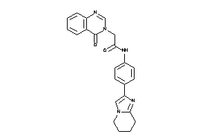 Image of 2-(4-ketoquinazolin-3-yl)-N-[4-(5,6,7,8-tetrahydroimidazo[1,2-a]pyridin-2-yl)phenyl]acetamide