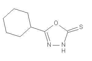 5-cyclohexyl-3H-1,3,4-oxadiazole-2-thione