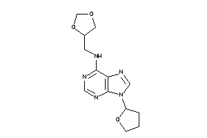 Image of 1,3-dioxolan-4-ylmethyl-[9-(tetrahydrofuryl)purin-6-yl]amine