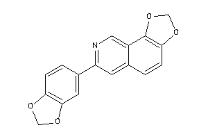 7-(1,3-benzodioxol-5-yl)-[1,3]dioxolo[4,5-h]isoquinoline