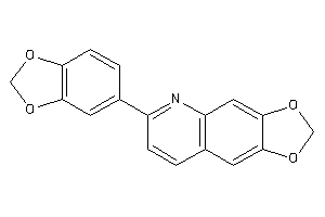 6-(1,3-benzodioxol-5-yl)-[1,3]dioxolo[4,5-g]quinoline