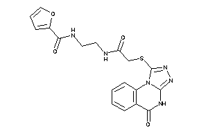 N-[2-[[2-[(5-keto-4H-[1,2,4]triazolo[4,3-a]quinazolin-1-yl)thio]acetyl]amino]ethyl]-2-furamide