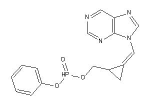 9-[[2-(phenoxyphosphonoyloxymethyl)cyclopropylidene]methyl]purine
