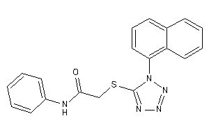 2-[[1-(1-naphthyl)tetrazol-5-yl]thio]-N-phenyl-acetamide