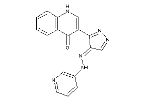 3-[4-(3-pyridylhydrazono)pyrazol-3-yl]-4-quinolone