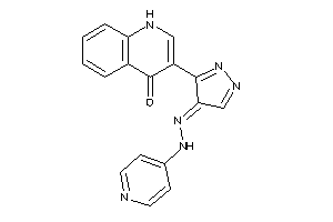 3-[4-(4-pyridylhydrazono)pyrazol-3-yl]-4-quinolone