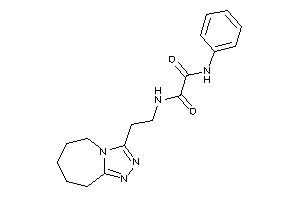 Image of N'-phenyl-N-[2-(6,7,8,9-tetrahydro-5H-[1,2,4]triazolo[4,3-a]azepin-3-yl)ethyl]oxamide