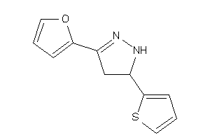 Image of 3-(2-furyl)-5-(2-thienyl)-2-pyrazoline