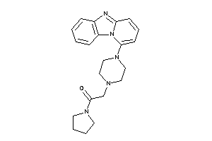 2-(4-pyrido[1,2-a]benzimidazol-1-ylpiperazino)-1-pyrrolidino-ethanone